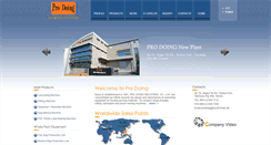 Desktop Screenshot of prodoing.com